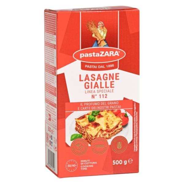 PASTA ZARA tjestenina za lazanje 500g 0