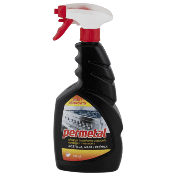PERMETAL sredstvo za čišćenje pećnica, roštilja i napa 650ml 0