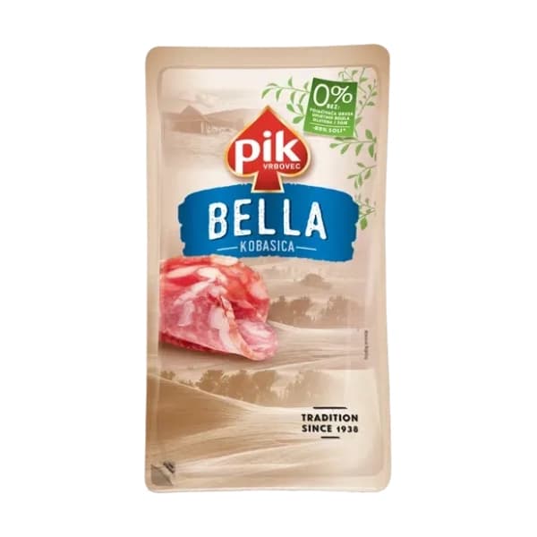 PIK Bella kobasica bez glutena narezak 100g 0