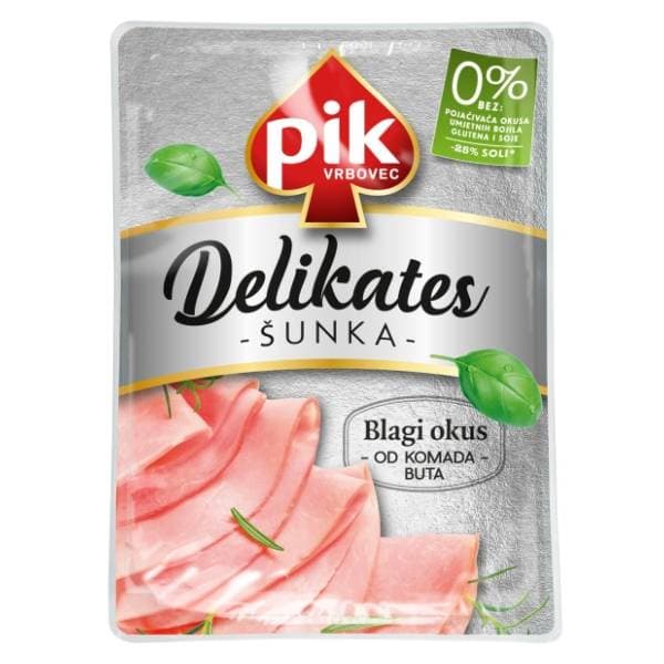 PIK Delikates šunka narezak 150g 0