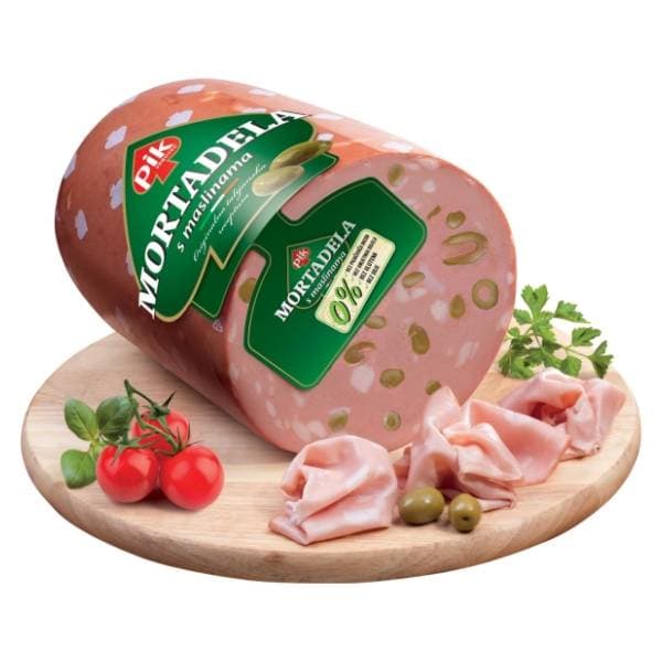 PIK Mortadela s maslinama narezana 1kg 0