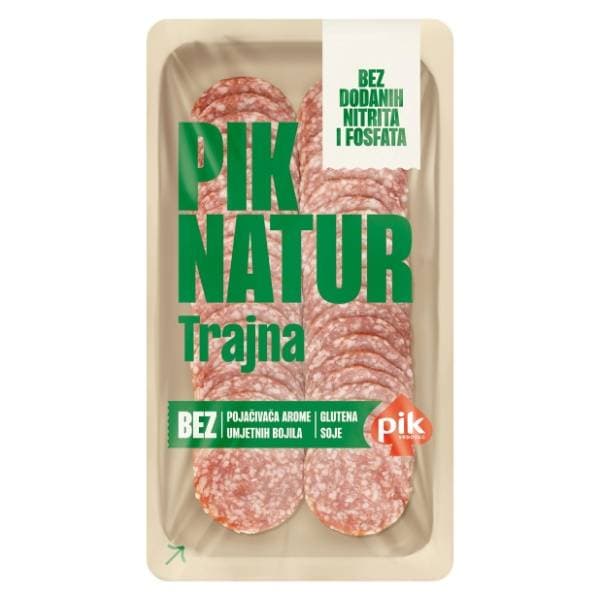 PIK Natur trajna kobasica narezak 80g 0