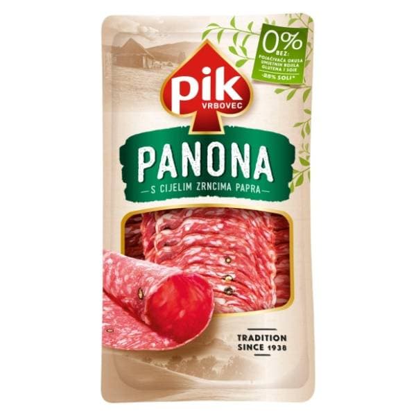 PIK Panona salama s cijelim zrncima papra narezak 100g 0