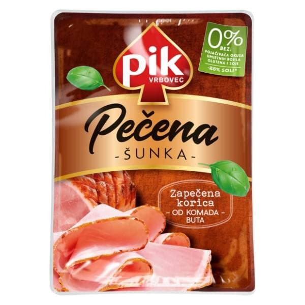 PIK pečena šunka narezak 125g 0