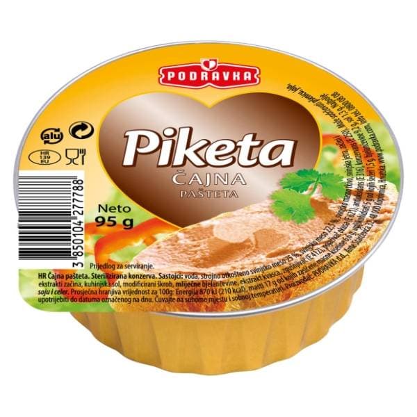 PIKETA Čajna pašteta 95g 0