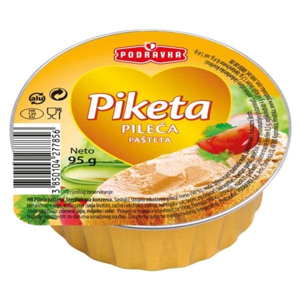 PIKETA Pileća pašteta 95g 0