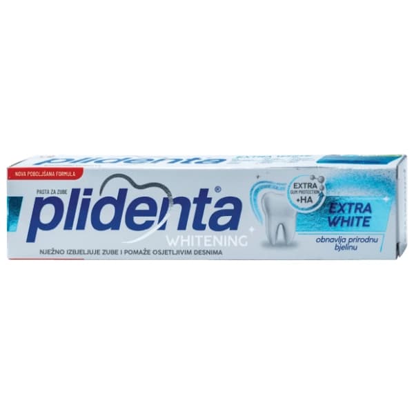 PLIDENTA Extra white zubna pasta 75ml 0