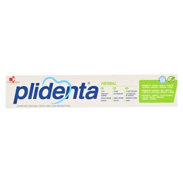 PLIDENTA Herbal zubna pasta 75ml 0