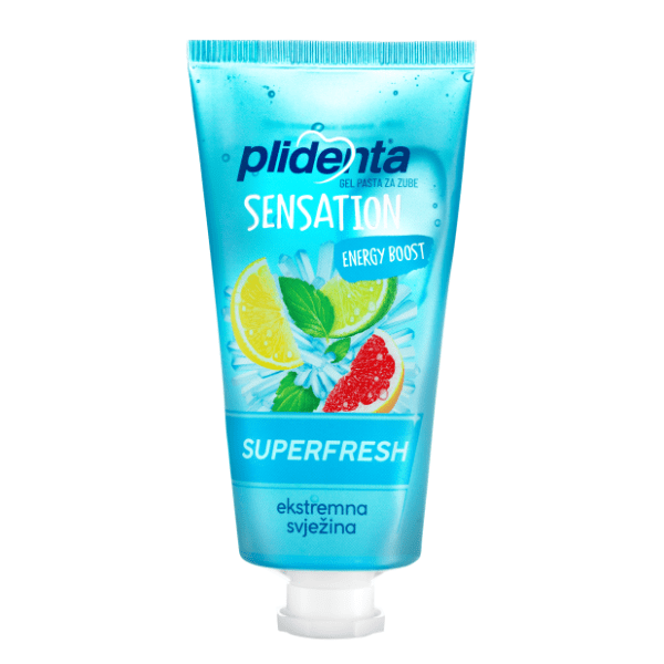 PLIDENTA Sensation superfresh gel pasta za zube 50ml 0