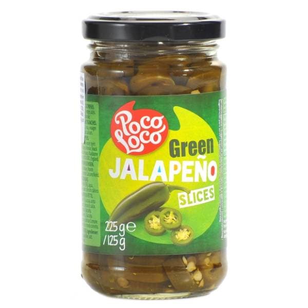 POCO LOCO feferoni zeleni ljuti 225g 0