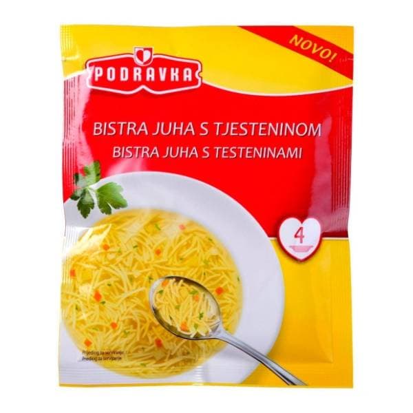 PODRAVKA bistra juha s tjesteninom 45g 0