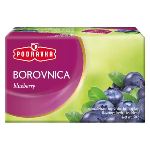 PODRAVKA borovnica čaj 50g 0