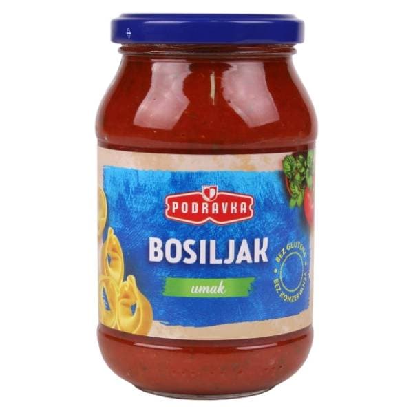 PODRAVKA Bosiljak umak 410g 0