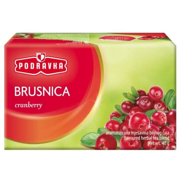 PODRAVKA brusnica čaj 40g 0