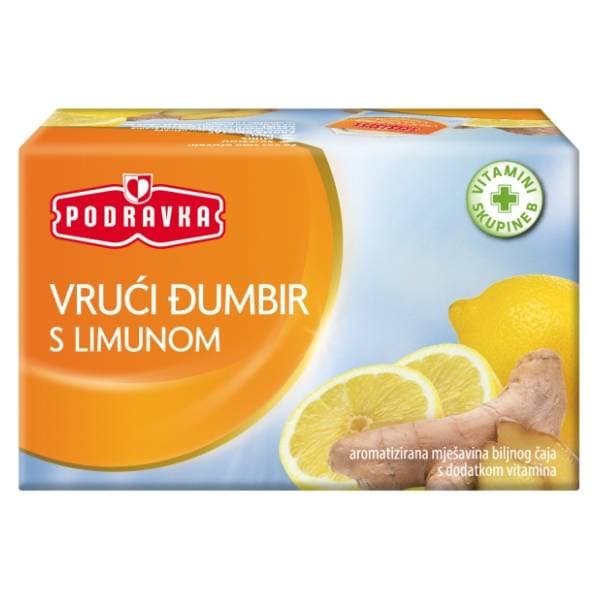 PODRAVKA đumbir s limunom čaj 40g 0
