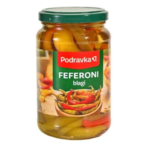 PODRAVKA feferoni blagi 300g 0