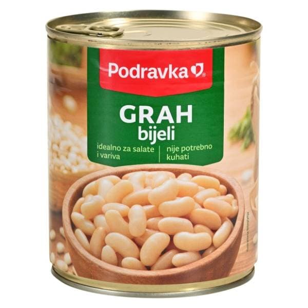 PODRAVKA grah bijeli 800g 0