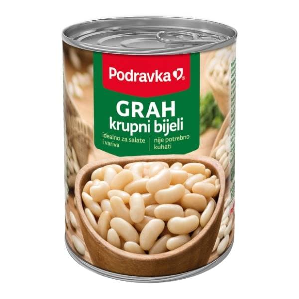 PODRAVKA grah krupni bijeli 400g 0