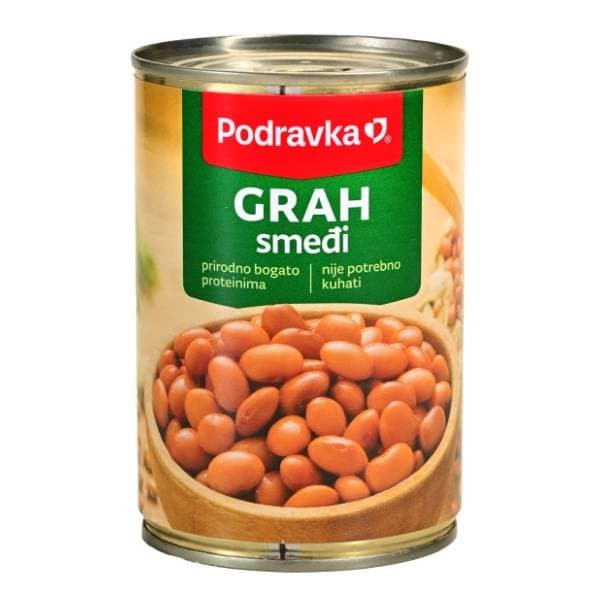 PODRAVKA grah smeđi 400g 0