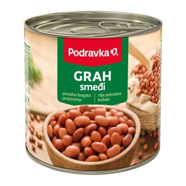 PODRAVKA grah smeđi 800g 0