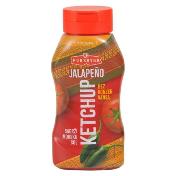 PODRAVKA Ketchup jalapeno 500g 0