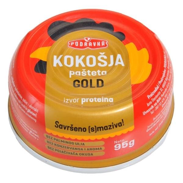 PODRAVKA kokošja gold pašteta 95g 0