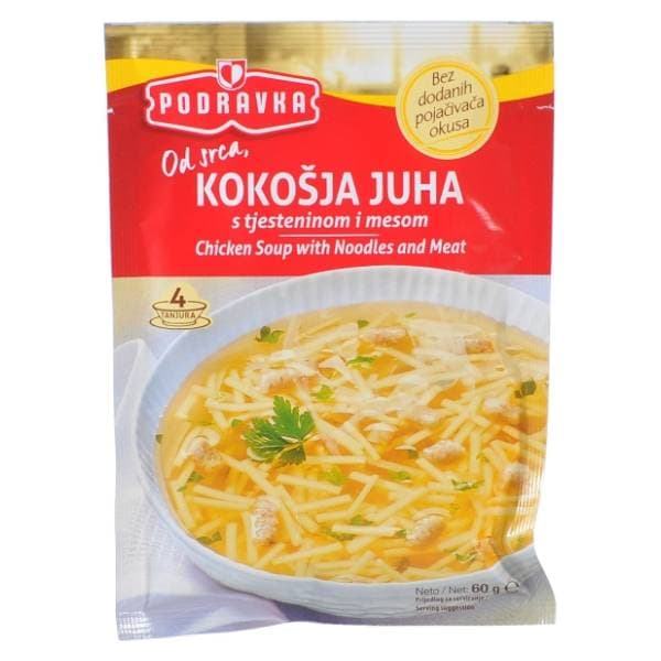 PODRAVKA kokošja juha s tjesteninom i mesom 60g 0