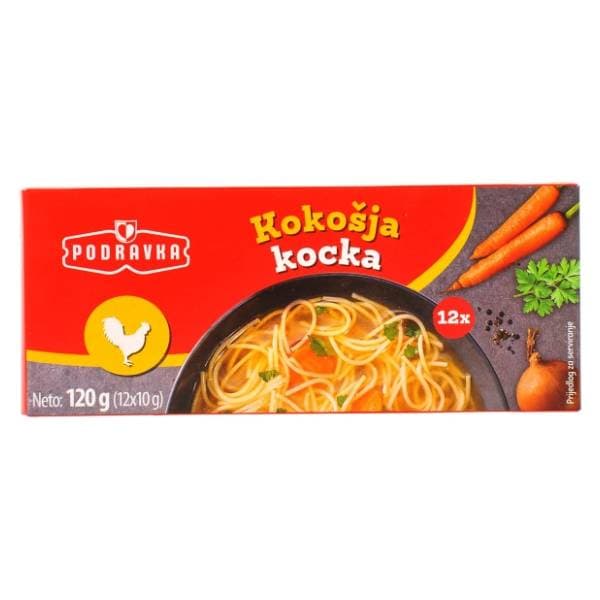 PODRAVKA kokošja kocka 120g 0