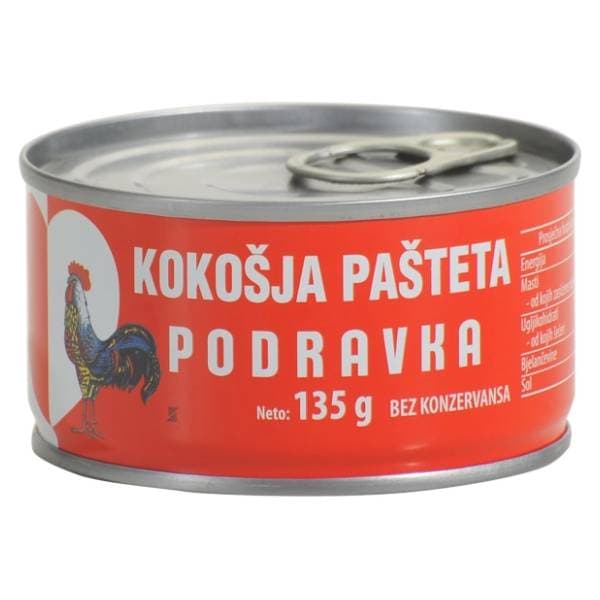 PODRAVKA Kokošja pašteta 135g 0