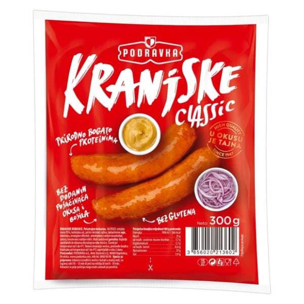 PODRAVKA Kranjska kobasica 300g 0