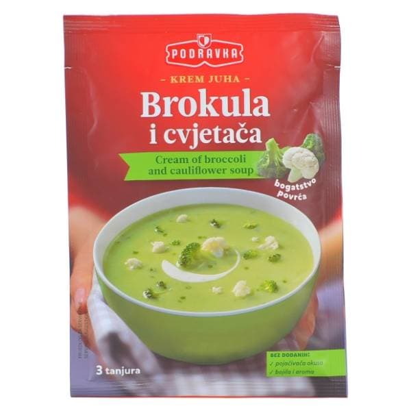 PODRAVKA krem juha brokula i cvjetača 66g 0