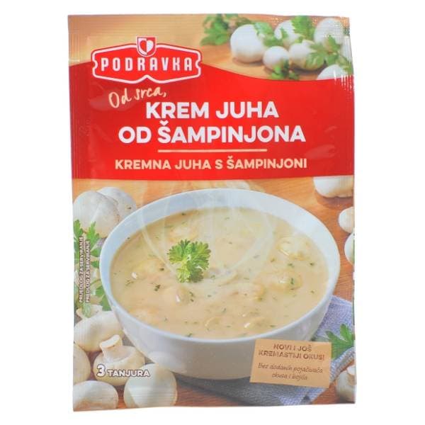 PODRAVKA krem juha od šampinjona 63g 0