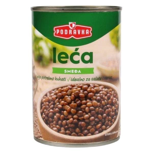 PODRAVKA leća smeđa 400g 0