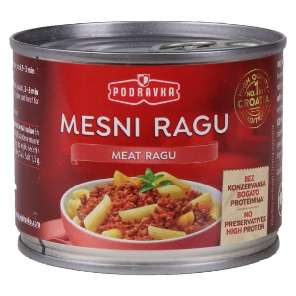 PODRAVKA Mesni ragu 200g 0