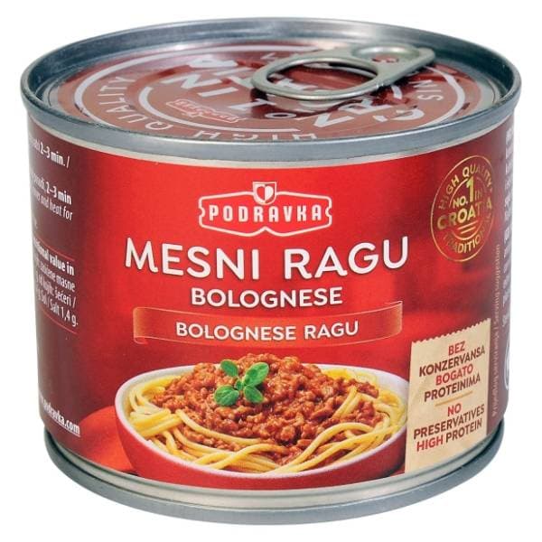 PODRAVKA Mesni ragu bolognese 200g 0