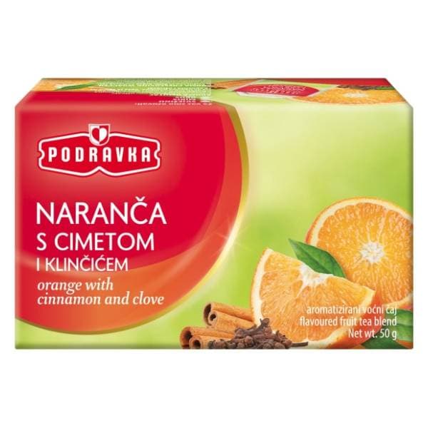 PODRAVKA naranča s cimetom i klinčićem čaj 50g 0