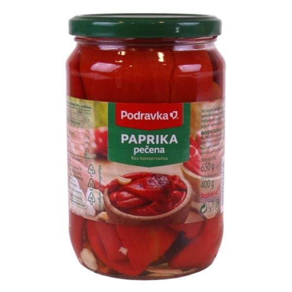PODRAVKA paprika pečena 650g 0