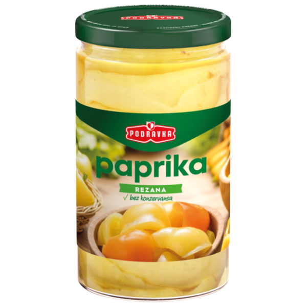 PODRAVKA paprika rezana 680g 0