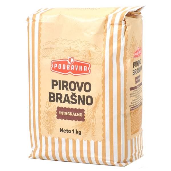 PODRAVKA pirovo integralno brašno 1kg 0