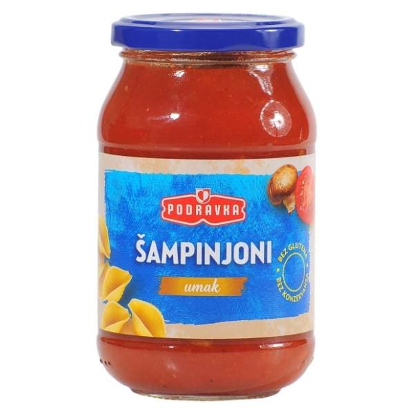 PODRAVKA šampinjoni umak 410g 0