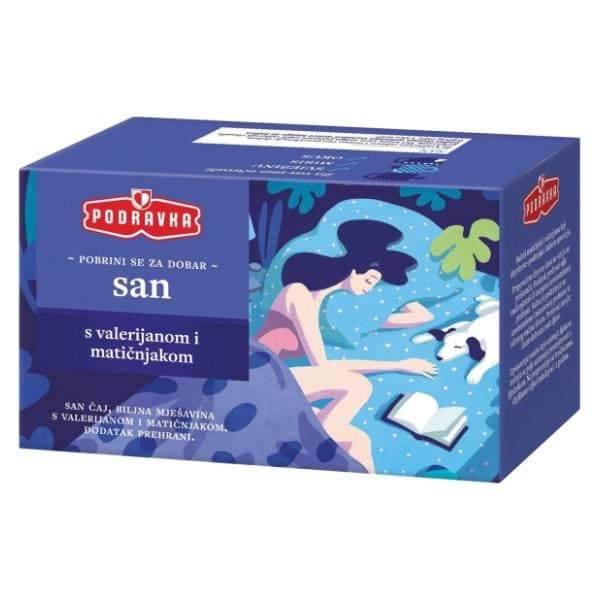 PODRAVKA San čaj s valerijanom i matičnjakom 40g 0