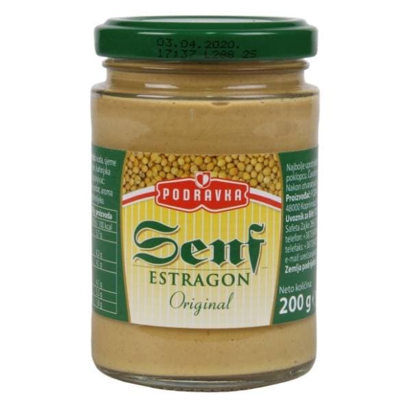 PODRAVKA senf Estragon original 200g 0