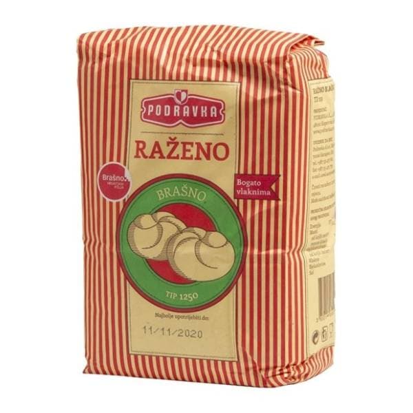 PODRAVKA T-1250 raženo brašno 900g 0
