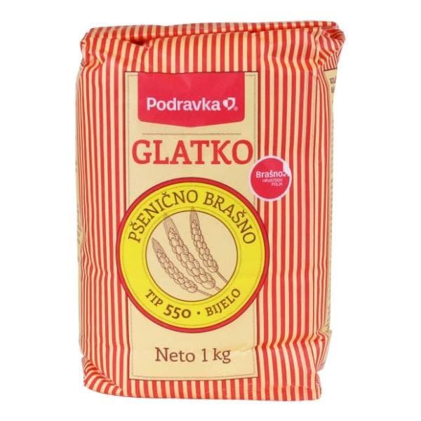 PODRAVKA T-550 glatko pšenično bijelo brašno 1kg 0