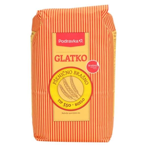 PODRAVKA T-550 Glatko pšenično bijelo brašno 2kg 0