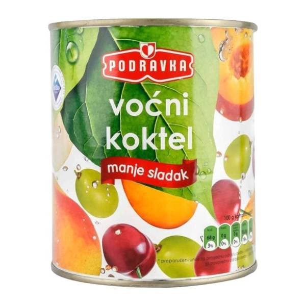 PODRAVKA voćni koktel 820g 0