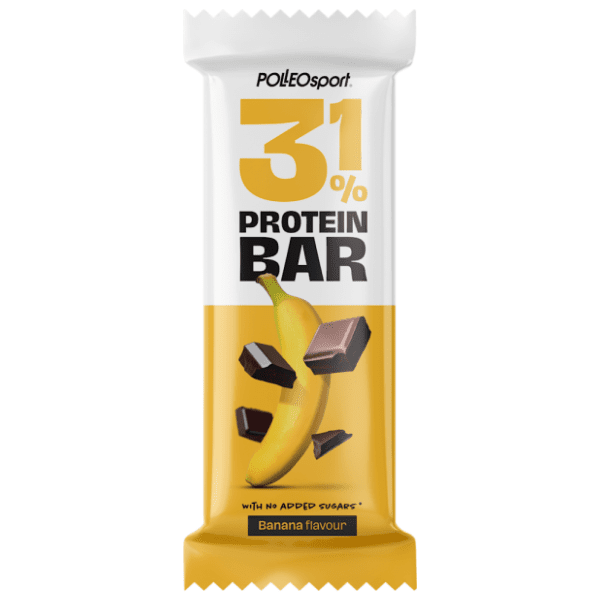 POLLEO SPORT proteinska pločica 31% banana 35g 0