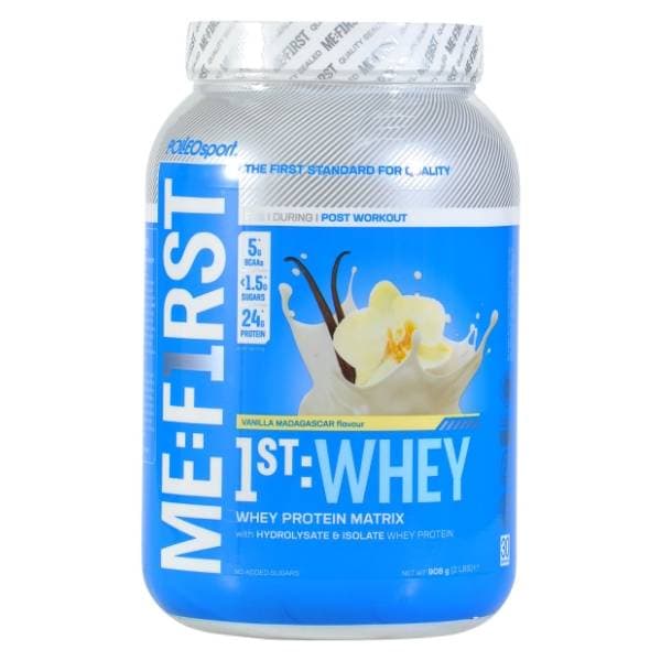 POLLEO SPORT Protein 1st Whey prah vanilla madagascar 908g 0