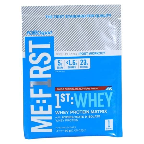 POLLEO SPORT Protein 1st Whey prah swiss chocolate 30,4g 0