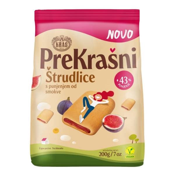 PREKRAŠNI Štrudlice s punjenjem od smokve 200g 0